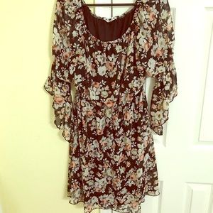 Floral peasant dress